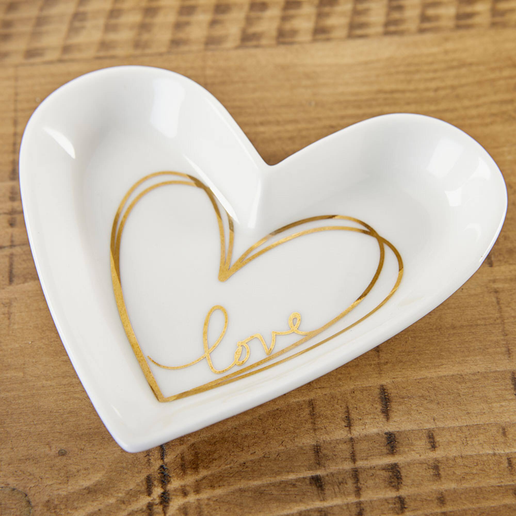 Kate Aspen® Heart Shaped Trinket Dish, 2ct.